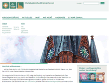 Tablet Screenshot of christuskirche-bremerhaven.de